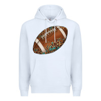 White western football leopard turquoise pattern Premium Hoodie - Artiststas