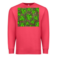 Cardinal Saint Patricks Day Shamrock And Leopard Premium Sweatshirt - RanaPortraitStore