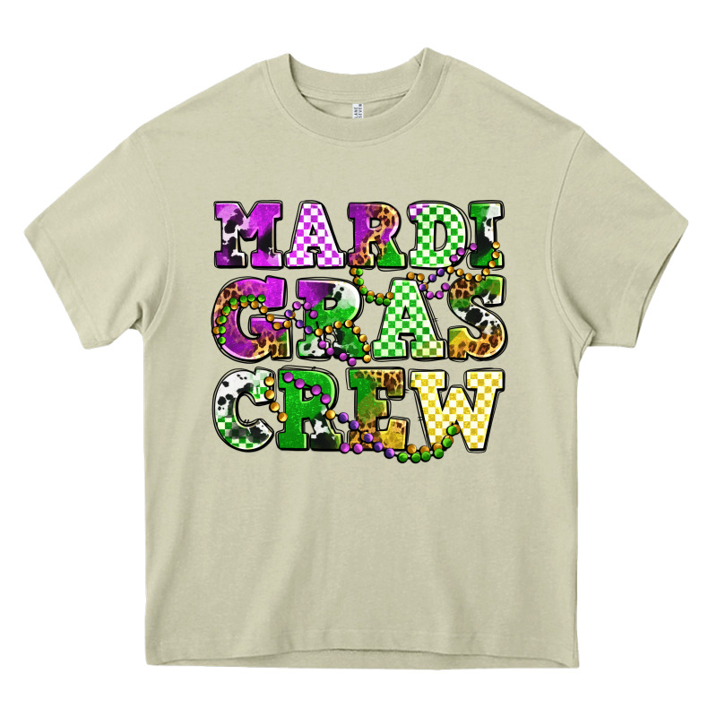 Mardi Gras Crew Olivia Heavy Core Tee by OliviaCreatesArt | Teevron