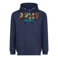 Navy army mom christmas Heavyweight Hoodie - Jasminsmagicworld