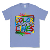 Colony Blue color outside the lines autism Classic Tee - OliviaCreatesArt