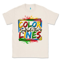 Natural color outside the lines autism Classic Tee - OliviaCreatesArt