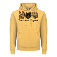 Vintage Mustard Peace Love Lion Head Vintage Hoodie - LillyAllenDesigns