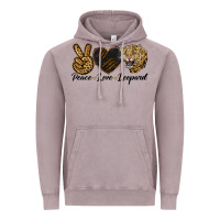 Peace Love Lion Head Vintage Hoodie | Teevron