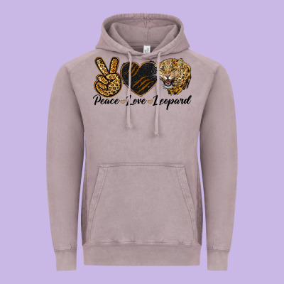 Peace Love Lion Head Vintage Hoodie Designed By Lillyallendesigns