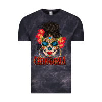 Cloud Black chingona latina bun mama Vintage Tee - BundleAndBundleShop