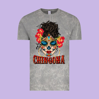 Chingona Latina Bun Mama Vintage Tee Designed By Bundleandbundleshop