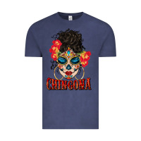 Vintage Denim chingona latina bun mama Vintage Tee - BundleAndBundleShop