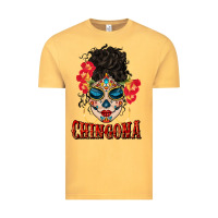 Vintage Mustard chingona latina bun mama Vintage Tee - BundleAndBundleShop