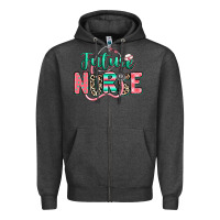 Charcoal Heather future nurse Zipper Hoodie - RanaPortraitStore
