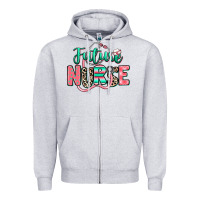 Heather Grey future nurse Zipper Hoodie - RanaPortraitStore