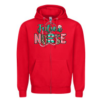 Red future nurse Zipper Hoodie - RanaPortraitStore