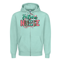 Seafoam future nurse Zipper Hoodie - RanaPortraitStore