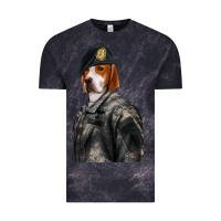 Cloud Black Pet Portraits, Custom Pet Portraits, Renaissance Pet Portraits, Custom Vintage Tee - RanaPortraitStore