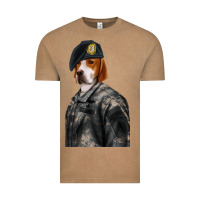Vintage Coffee Pet Portraits, Custom Pet Portraits, Renaissance Pet Portraits, Custom Vintage Tee - RanaPortraitStore