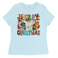 Merry Christmas Cats Ladies Tee | Teevron