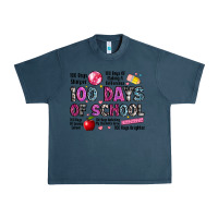 Midnight Navy 100 days of school Urban Heavy Tee - LillyAllenDesigns
