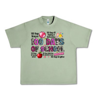 Oil Green 100 days of school Urban Heavy Tee - LillyAllenDesigns