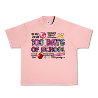 Salmon 100 days of school Urban Heavy Tee - LillyAllenDesigns