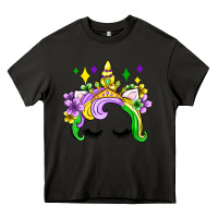 Asphalt unicorn mardi gras olivia Heavy Core Tee - OliviaCreatesArt