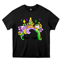Black unicorn mardi gras olivia Heavy Core Tee - OliviaCreatesArt