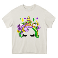 Cream unicorn mardi gras olivia Heavy Core Tee - OliviaCreatesArt