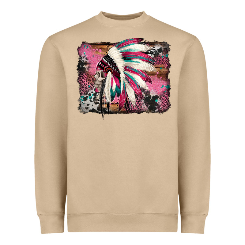 Indian Headdress Valentine's Day Heavyweight Sweatshirt by Jasminsmagicworld | Teevron