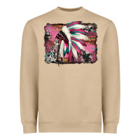 Mushroom indian headdress valentine's day Heavyweight Sweatshirt - Jasminsmagicworld