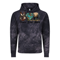 Cloud Black Peace lLve Bison Vintage Hoodie - LillyAllenDesigns