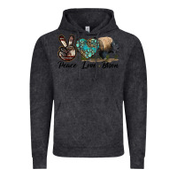 Peace Llve Bison Vintage Hoodie | Teevron