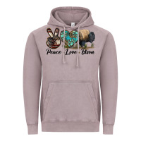 Vintage Zinc Peace lLve Bison Vintage Hoodie - LillyAllenDesigns