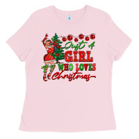 Just A Girl Who Loves Christmas Ladies Tee | Teevron