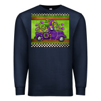 Navy mardi gras truck Premium Sweatshirt - Jasminsmagicworld
