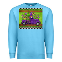 Ocean Blue mardi gras truck Premium Sweatshirt - Jasminsmagicworld