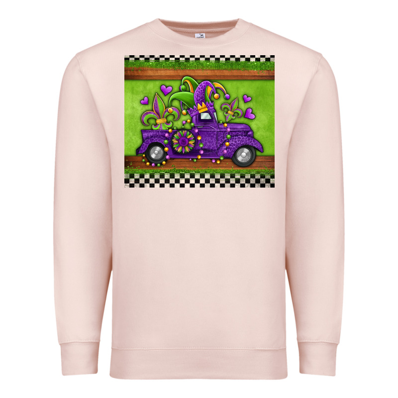 Mardi Gras Truck Premium Sweatshirt by Jasminsmagicworld | Teevron