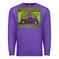 Purple mardi gras truck Premium Sweatshirt - Jasminsmagicworld