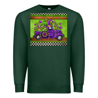 Sports Green mardi gras truck Premium Sweatshirt - Jasminsmagicworld