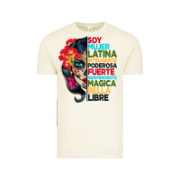 Sugar Skull Women Hispanic Heritage Month Vintage Tee | Teevron