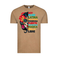 Vintage Coffee sugar skull women hispanic heritage month Vintage Tee - BundleAndBundleShop