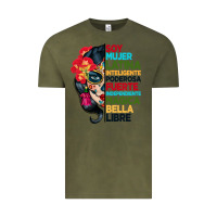 Vintage Olive sugar skull women hispanic heritage month Vintage Tee - BundleAndBundleShop