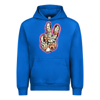 Cobalt Jack Russel Peace Sign Urban Hoodie - Jasminsmagicworld