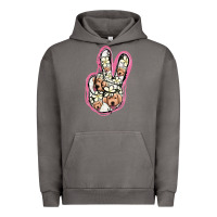Pigment Tornado Jack Russel Peace Sign Urban Hoodie - Jasminsmagicworld