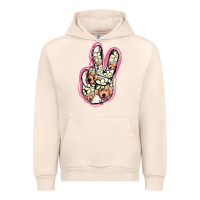 Sandshell Jack Russel Peace Sign Urban Hoodie - Jasminsmagicworld