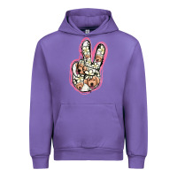 Tulip Jack Russel Peace Sign Urban Hoodie - Jasminsmagicworld