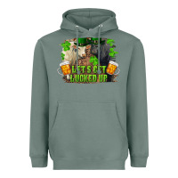 Let's Get Lucked Up Charolais And Black Angus Bull Heavyweight Hoodie | Teevron
