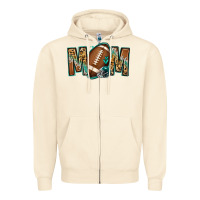 Sandshell American football mom Zipper Hoodie - Jasminsmagicworld