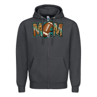 Smoke American football mom Zipper Hoodie - Jasminsmagicworld
