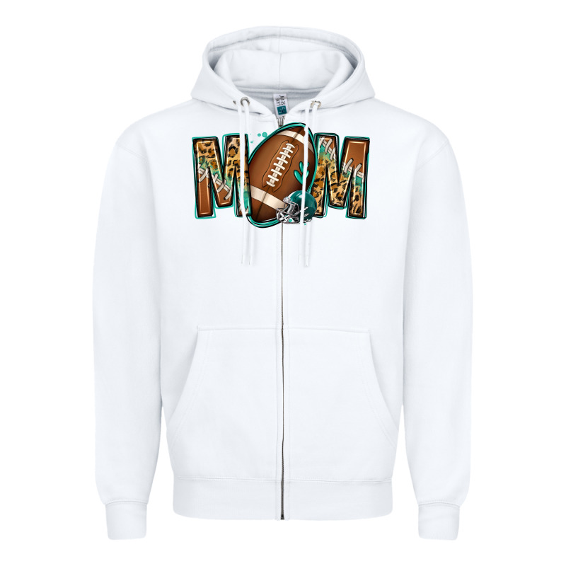 American Football Mom Zipper Hoodie by Jasminsmagicworld | Teevron