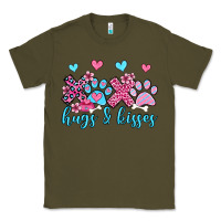 Army Green xoxo hugs and kisses paws olivia Classic Tee - OliviaCreatesArt