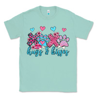 Seafoam xoxo hugs and kisses paws olivia Classic Tee - OliviaCreatesArt